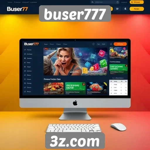 navegação e usabilidade do site buser777